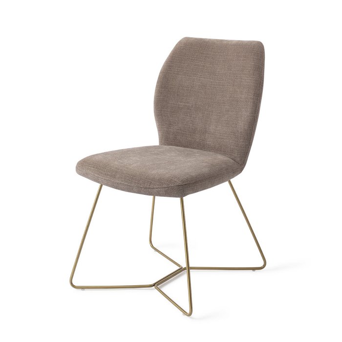 Ikata eetkamerstoel Beehive Gold - Mocha Mist