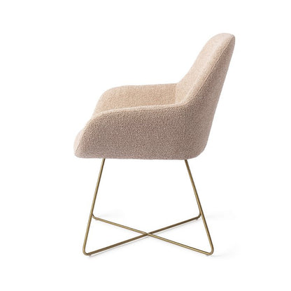 Kushi eetkamerstoel Cross Gold - Flax Relax