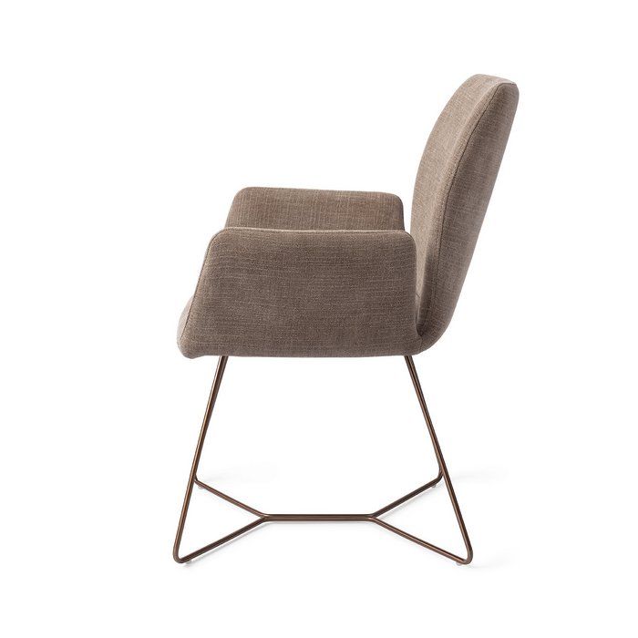 Misaki eetkamerstoel Beehive Rose - Mocha Mist