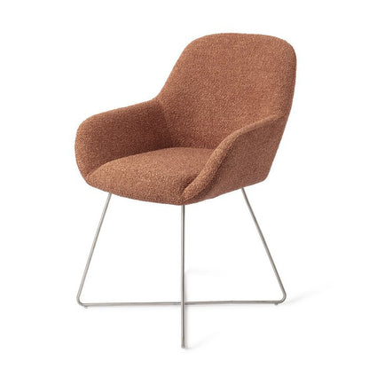 Kushi eetkamerstoel Cross Steel - Amber Autumn