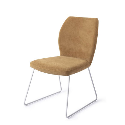 Ikata eetkamerstoel Slide White - Honey Harvest