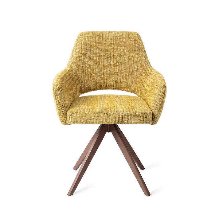 Yanai eetkamerstoel Turn Brown - Lemon Lines