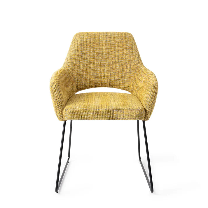 Yanai eetkamerstoel Slide Black - Lemon Lines