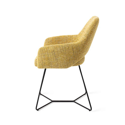 Yanai eetkamerstoel Beehive Black - Lemon Lines