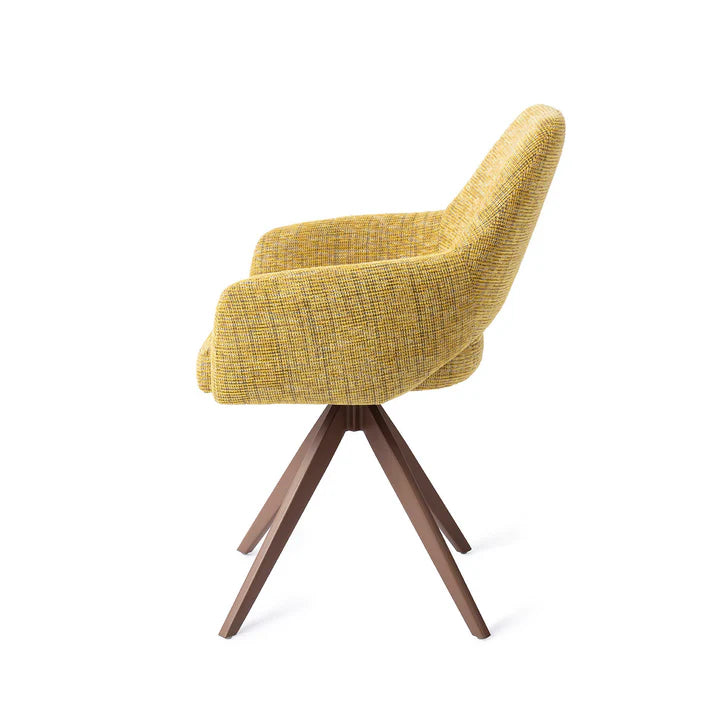 Yanai eetkamerstoel Turn Brown - Lemon Lines