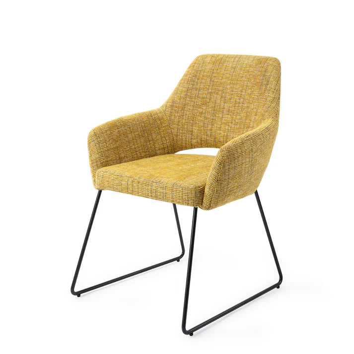 Yanai eetkamerstoel Slide Black - Lemon Lines