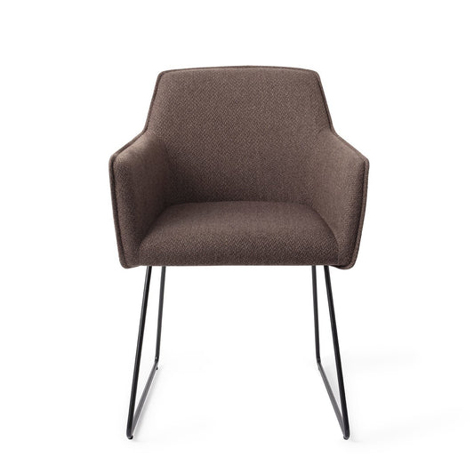 Hofu Eetkamerstoel Slide Black - Potters Clay