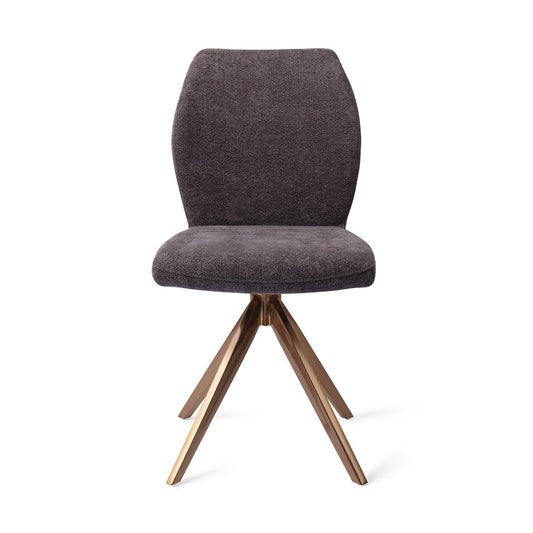 Ikata Eetkamerstoel Turn Rose - Almost Black