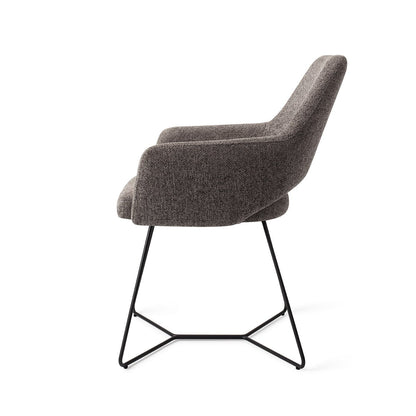 Yanai Eetkamerstoel Beehive Black - Amazing Grey