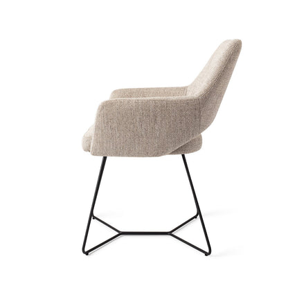 Yanai Eetkamerstoel Beehive Black - Biscuit Beach