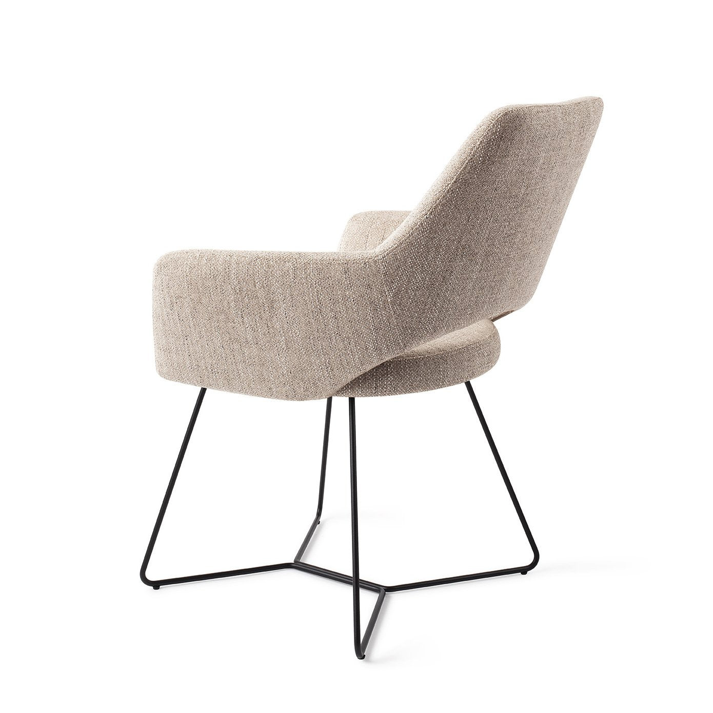 Yanai Eetkamerstoel Beehive Black - Biscuit Beach